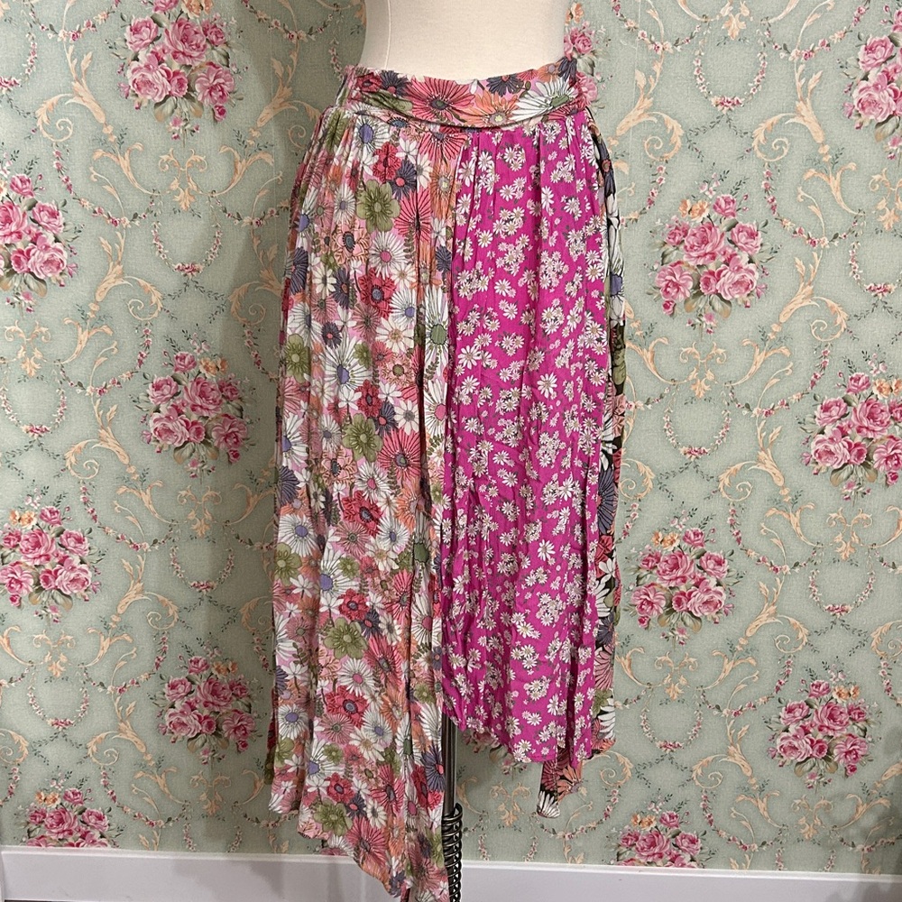 Agua Bendita Kaylee Anthropologie skirt strapless dress swim coverup size Small - Picture 4 of 7